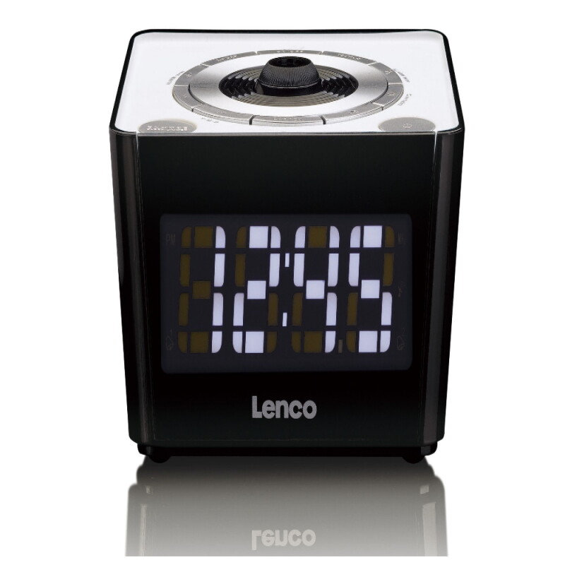 LENCO CLOCK RADIO CR-016 WHITE Ράδιοξυπνητήρι
